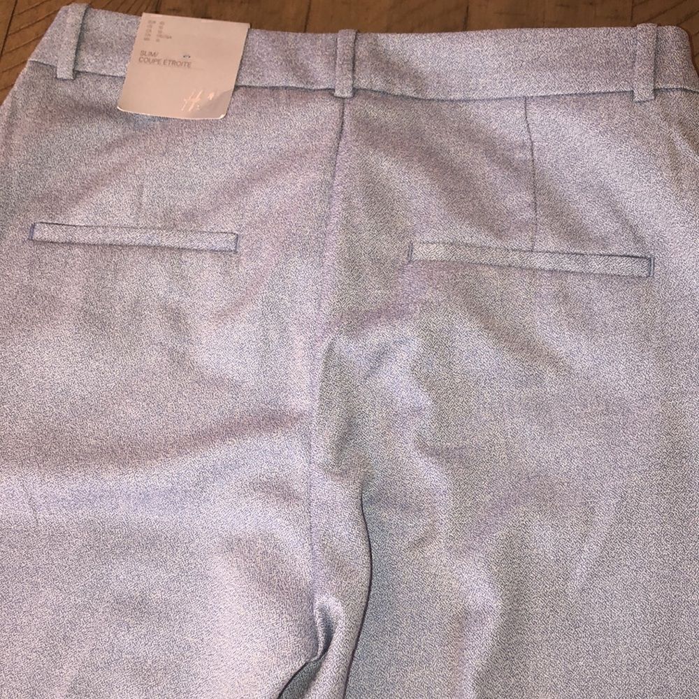 NWT Coupe Etroite 🇫🇷 4 Pocket Slim Pants in Ice 🧊 Blue w/Elastane Stretch - Picture 14 of 17